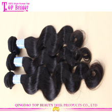 Qingdao wholesale cheap natural russian hair 100% unprocessed virgin human russian hair